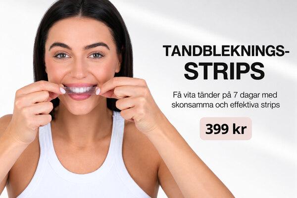 Få en tandblekningspenna värd 399 kr på köpet hos Dentaworks