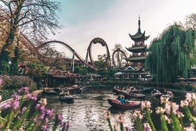 Tivoli i Köpenhamn - Upp till 25% rabatt på entré och åkpass